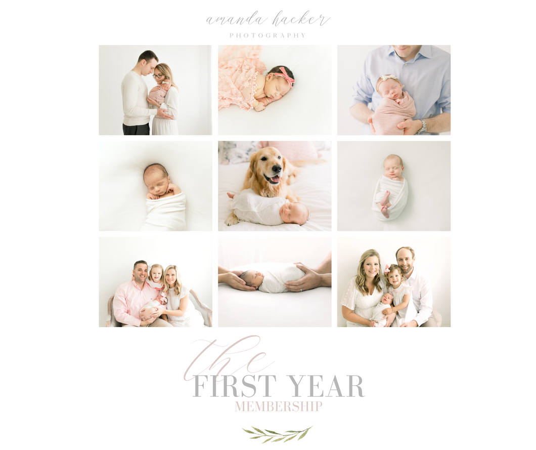 First year package - Maternity, Newborn, 3, 6, 9 and 1 year